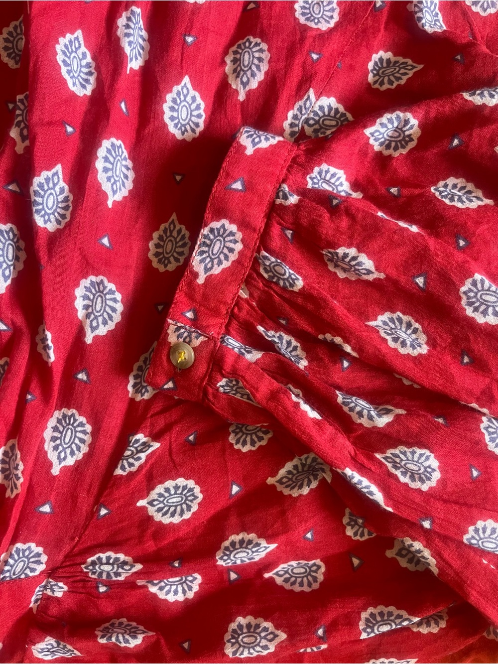 Women's Anthropologie Pamela Blouse Sz m - Picture 5 of 9